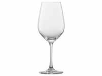 6x Wasser-/Rotweinglas mit Füllstrich »Viña« 530 ml transparent, Zwiesel Glas,