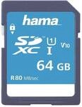 Hama SDXC-Speicherkarte &raquo;Class 10 UHS-I 64 GB&laquo;