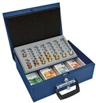 Wedo Geldz&auml;hlkassette &raquo;Universa&laquo; blau, 35.5x10x27.5 cm