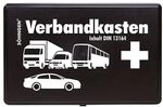 ALUDERM KFZ-Verbandkasten &raquo;KU&laquo; - nach &uuml;berarbeiteter DIN 13164 schwarz, 26x8x16 cm