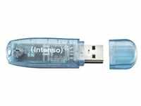USB-Stick »Rainbow Line« 4 GB mehrfarbig, Intenso, 6.5x1.9x0.9 cm
