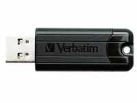 USB-Stick »Pin Stripe 32 GB« schwarz, Verbatim, 5.5x0.7x1.9 cm