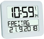 TFA Digitale Funkuhr f&uuml;r Wand und Tisch &raquo;TIMELINE MAX&laquo;, 21.2 cm