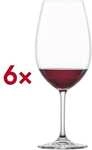 Zwiesel Glas 6x Bordeaux Rotweinglas &raquo;Ivento&laquo; 633 ml rot, 23.5 cm