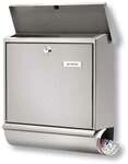 BURG-W&Auml;CHTER Briefkasten &raquo;Comfort Set 32680&laquo; mit Zeitungsfach Edelstahl silber