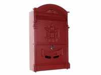 Briefkasten »Ashford« rot, Rottner, 26x41x9 cm