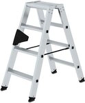 OTTO Office Stehleiter beidseitig 2x 4 Stufen grau