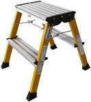 Krause Klapptritt &raquo;MONTO Rolly&laquo; 2x 2 Stufen gelb, 40x55x20 cm