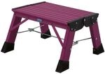 Krause Klapptritt &raquo;MONTO Treppy&laquo; 1 Stufe rosa, 25x40x30 cm
