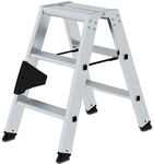 OTTO Office Stehleiter beidseitig 2x 3 Stufen grau