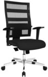 Topstar B&uuml;rostuhl &raquo;X-Pander&laquo; mit Armlehnen schwarz, 60 cm