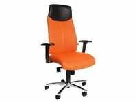 Bürostuhl »High Sit Up« mit Armlehnen orange, Topstar