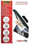 Fellowes 100x Laminierfolien &raquo;Capture125&laquo; 125 &micro;m