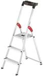 Hailo Alu-Stehleiter &raquo;L60 StandardLine&laquo; 3 Stufen silber