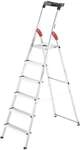 Hailo Alu-Stehleiter &raquo;L60 StandardLine&laquo; 6 Stufen silber