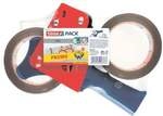 tesa Promo-Set: Handabroller inkl. 2 Rollen Packband &raquo;4120&laquo; braun