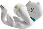 Scotch Handabroller &raquo;Cat&laquo; im putzigen Katzen-Design wei&szlig;