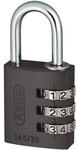 ABUS Vorh&auml;ngeschloss &raquo;ABUS 145/30&laquo; Zahlenschloss grau, 6.5x1.5x3.2 cm