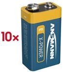 Ansmann 10er-Pack Batterien &raquo;X-POWER&laquo; E-Block 9,0 V
