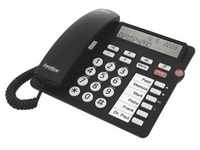 Großtastentelefon »Ergophone 1300« schwarz, tiptel, 21x7.5x19 cm