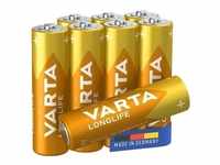 8er-Pack Batterien »LONGLIFE« Mignon / AA / LR06, Varta