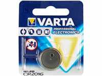 Varta 6016101401, Knopfzelle "ELECTRONICS " CR2016, Varta, 2x0.16 cm