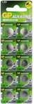 GP Batteries 10 Knopfzellen &raquo;V 13 GA/LR44&laquo; Knopfzelle 110 mAh, 0.54 cm