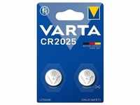 2er-Pack Knopfzellen »ELECTRONICS« CR2025, Varta