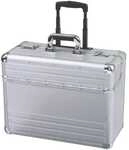 Alumaxx Pilotenkoffer Trolley &raquo;Omega&laquo; silber, 48x38.5x23 cm