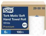 Tork Papierhandt&uuml;cher &raquo;Matic&reg; H1 Premium Soft&laquo; 2-lagig wei&szlig; 6 Rollen wei&szlig;,