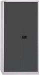 Bisley Stahlschrank mit Fl&uuml;gelt&uuml;ren &raquo;Universal&laquo; 60 x 195 cm grau, 60x195x40 cm