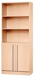 HAMMERBACHER Mehrzweckschrank &raquo;Q-Line&laquo; nicht abschlie&szlig;bar braun, 80x200.4x42 cm