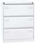 Bisley Light H&auml;ngeregistraturschrank &raquo;Light&laquo; A4, zweibahnig, 3 Sch&uuml;be wei&szlig;,