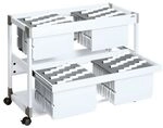 Durable Mappenboy &raquo;System 200 Multi Duo&laquo; grau, 89.7x71.5x43.2 cm