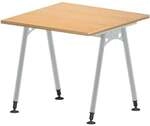HAMMERBACHER Schreibtisch &raquo;A-Line&laquo; 80 cm braun, 80x76x80 cm