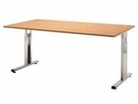 Schreibtisch »O-Line« 160 cm braun, HAMMERBACHER, 160x82x80 cm
