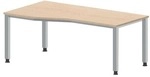 HAMMERBACHER Freiform-Schreibtisch &raquo;Q-Line&laquo; 180 cm braun, 180x76x80 cm