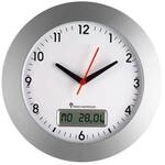 TFA Funk-Wanduhr 98.1092 silber &Oslash; 30 cm silber, 30 cm