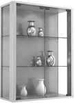 VCM Wandvitrine &raquo;Udina&laquo; silber, 60x80x25 cm