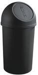 helit 3er-Pack Abfalleimer &raquo;the flip&laquo; 25 L schwarz, 31.2x61.5x31.2 cm