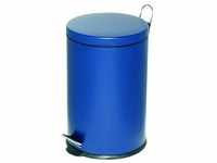 Mülleimer 12 Liter mit Trittmechanik blau, Alco, 25.5x39.5 cm