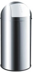 helit Abfalleimer 50 L &raquo;the dome&laquo; Edelstahl silber, 36.2x75 cm