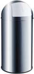 helit Abfalleimer &raquo;the dome&laquo; Edelstahl 30 Liter silber, 31.9x64.2x31.9 cm
