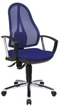 Topstar B&uuml;rostuhl &raquo;Open Point P Plus&laquo; mit Armlehnen blau