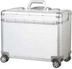 Alumaxx Pilotenkoffer Trolley &raquo;Pandora&laquo; silber, 47x34x25 cm