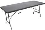 Garden Pleasure Klapptisch &raquo;Ventana&laquo; 180 cm schwarz, 180x72x75 cm