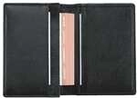 Alassio Visitenkarten-Etui schwarz, 7x11 cm