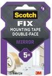 Scotch Spiegelmontageband &raquo;FIX&laquo; 19 mm/1.5 m wei&szlig;