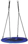 relaxdays Nestschaukel rund mit geschlossenem Sitz 153 x 90 x 90