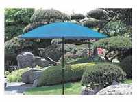 Sonnenschirm farbig blau, Garden Pleasure, 250 cm